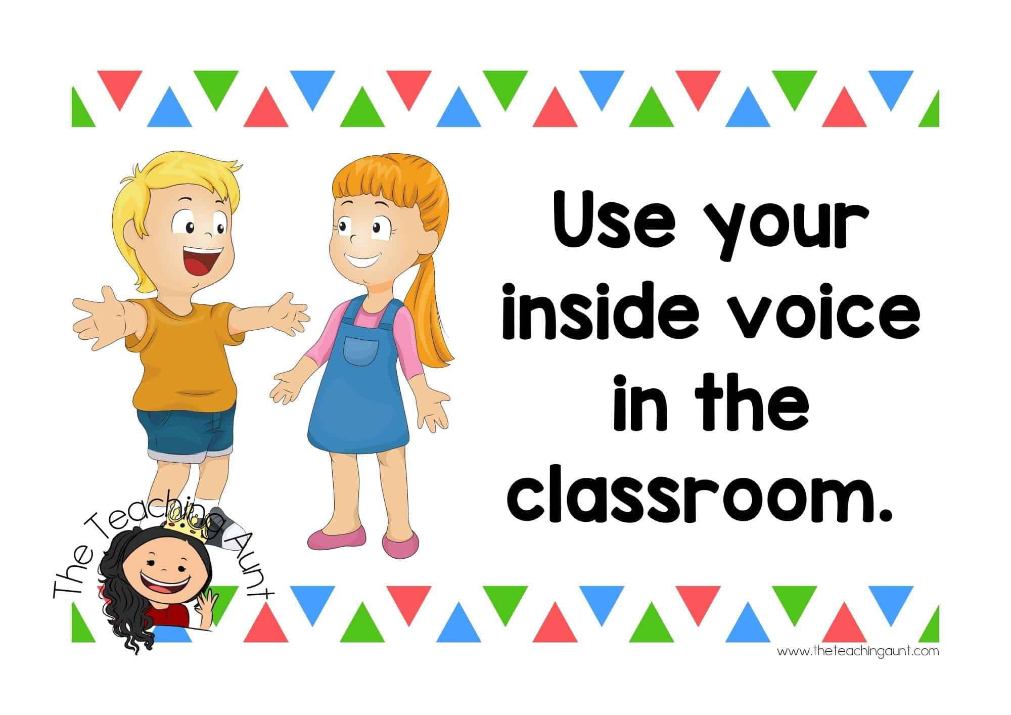 free classroom rules posters - the teaching aunt